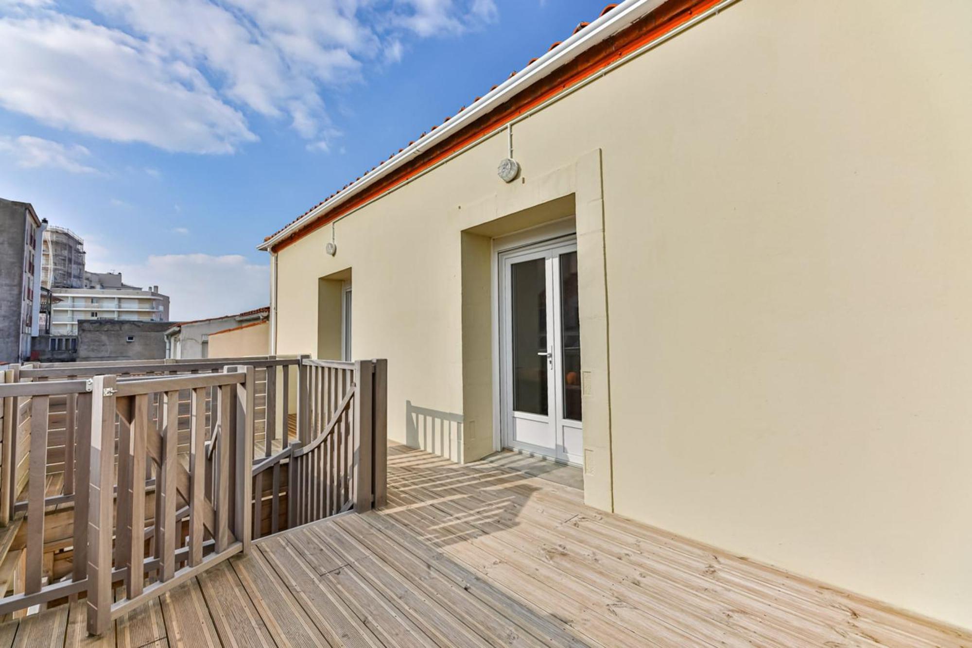 Cote Plage - Vue Mer - Terrasse Saint-Jean-de-Monts Exterior foto